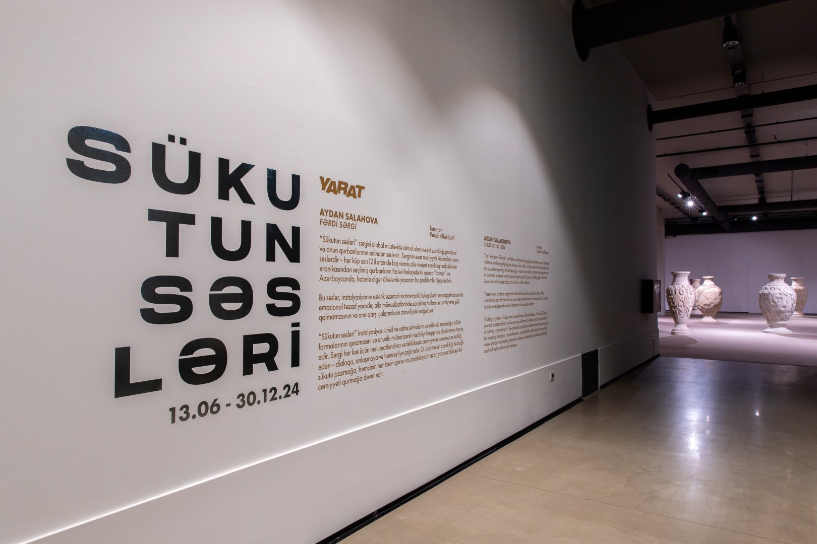 YARAT-da “Müşahidə olunmayan arzular” və Aydan Salahovanın “Sükutun səsləri” sərgiləri açılıb (FOTO)
