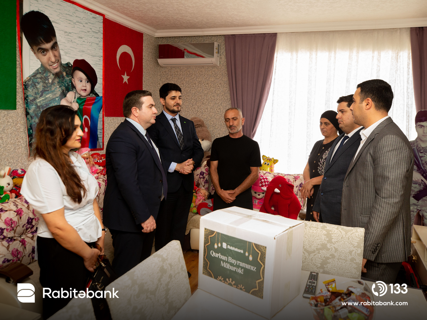 Rabitəbank Qurban bayramı ərəfəsində şəhid və qazi ailələrinə dəstək oldu (FOTO)