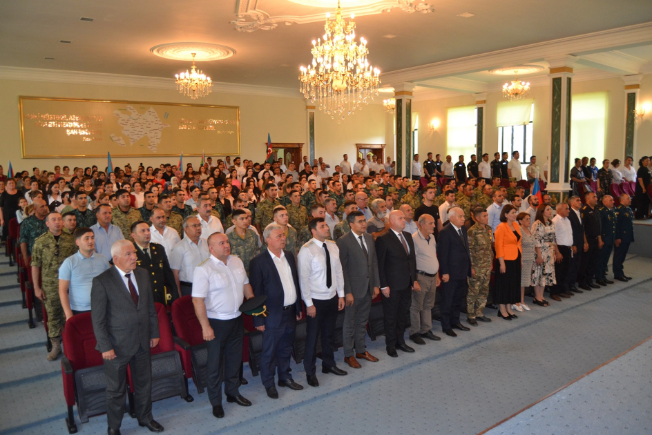 Füzulidə Milli Qurtuluş Gününə həsr edilən tədbir keçirilib