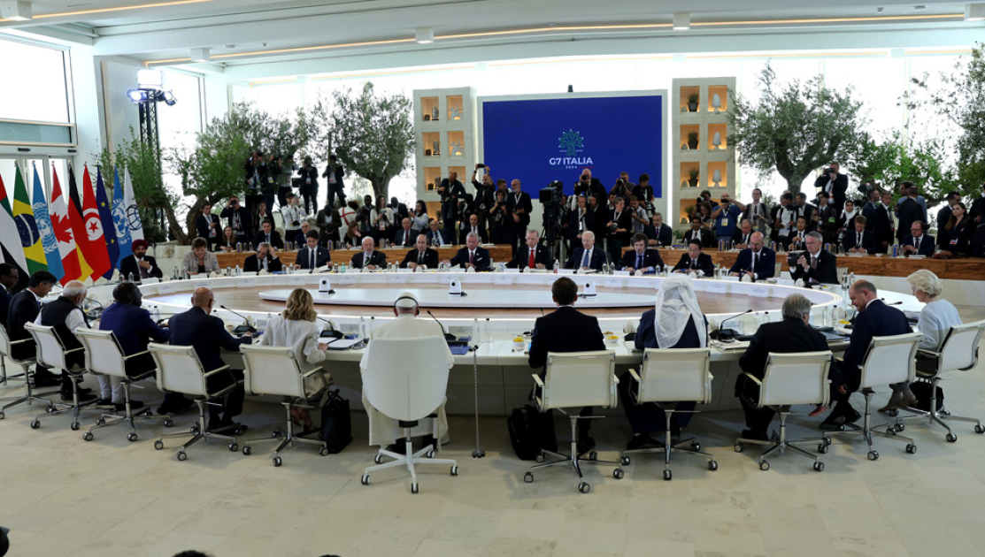 Türkiyə Prezidenti İtaliyada keçirilən G7 sammitində iştirak edir