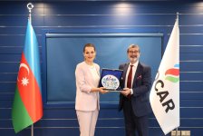 SOCAR-ın vitse-prezidenti Sabancı Universitetinin rektoru ilə görüşüb (FOTO)