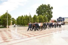 Xaçmazda Milli Qurtuluş Günündə dahi şəxsiyyətin əziz xatirəsi ehtiramla yad edilib