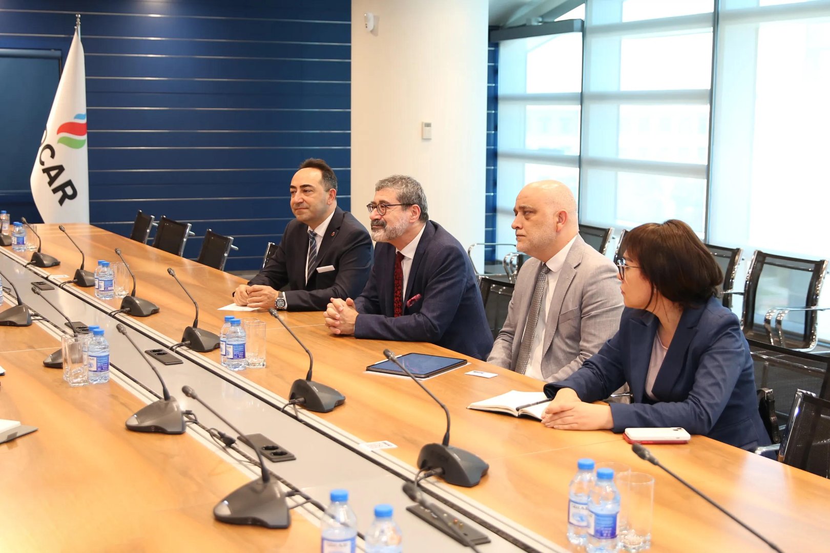 SOCAR-ın vitse-prezidenti Sabancı Universitetinin rektoru ilə görüşüb (FOTO)