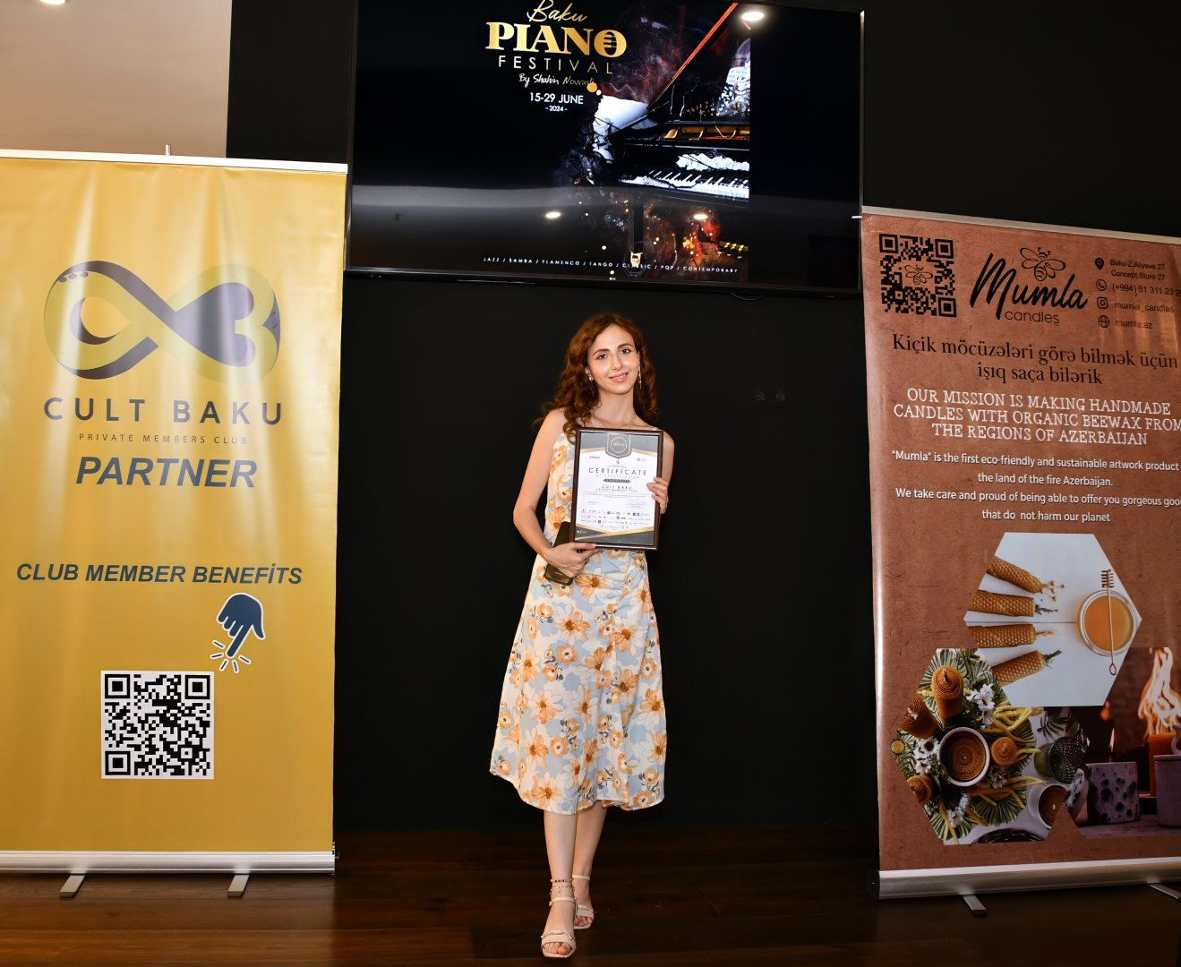 Bakı Landmark-da üçüncü Beynəlxalq Bakı Piano Festivalının mətbuat konfransı keçirilib (FOTO)