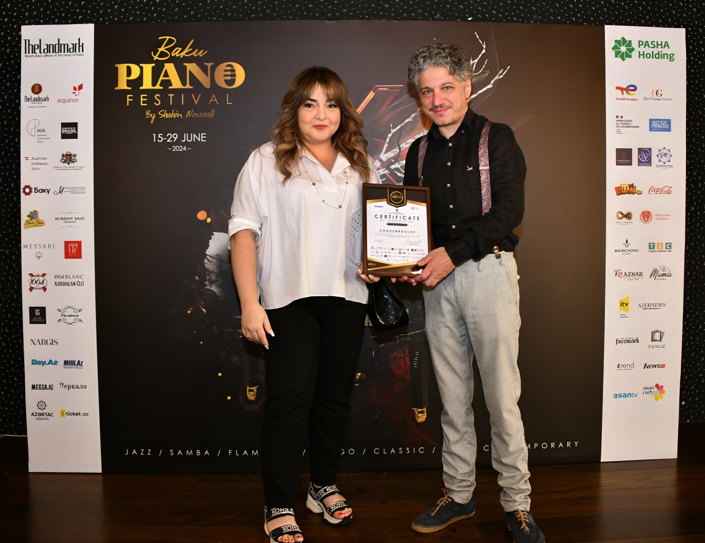 Bakı Landmark-da üçüncü Beynəlxalq Bakı Piano Festivalının mətbuat konfransı keçirilib (FOTO)