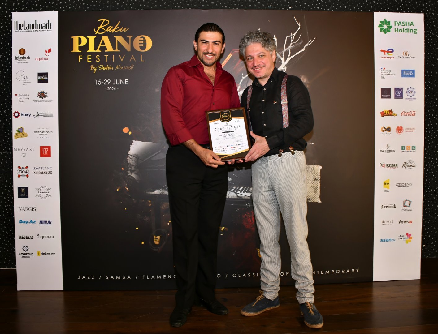 Bakı Landmark-da üçüncü Beynəlxalq Bakı Piano Festivalının mətbuat konfransı keçirilib (FOTO)