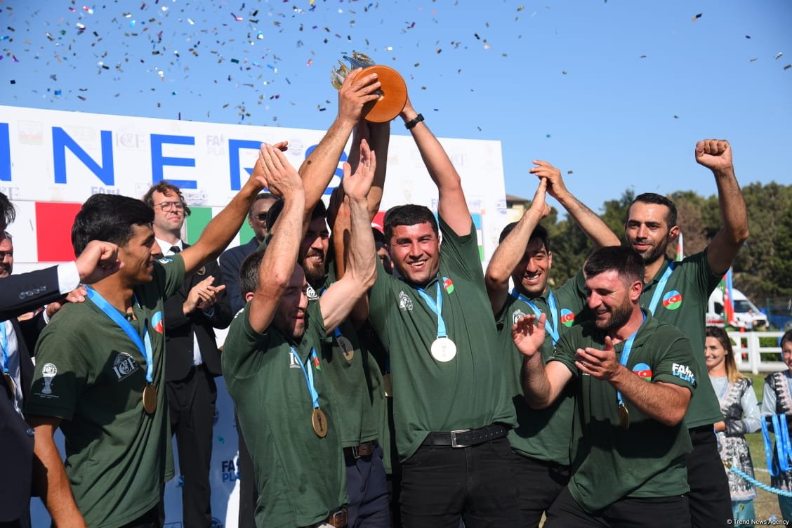 Azərbaycan millisi çövkən üzrə dünya çempionu olub (FOTO)