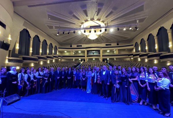 Gəncə Dövlət Filarmoniyasinda Azərbaycan Bəstəkarlar İttifaqinin 90 illiyinə həsr olunan plenum keçirilib (FOTO)