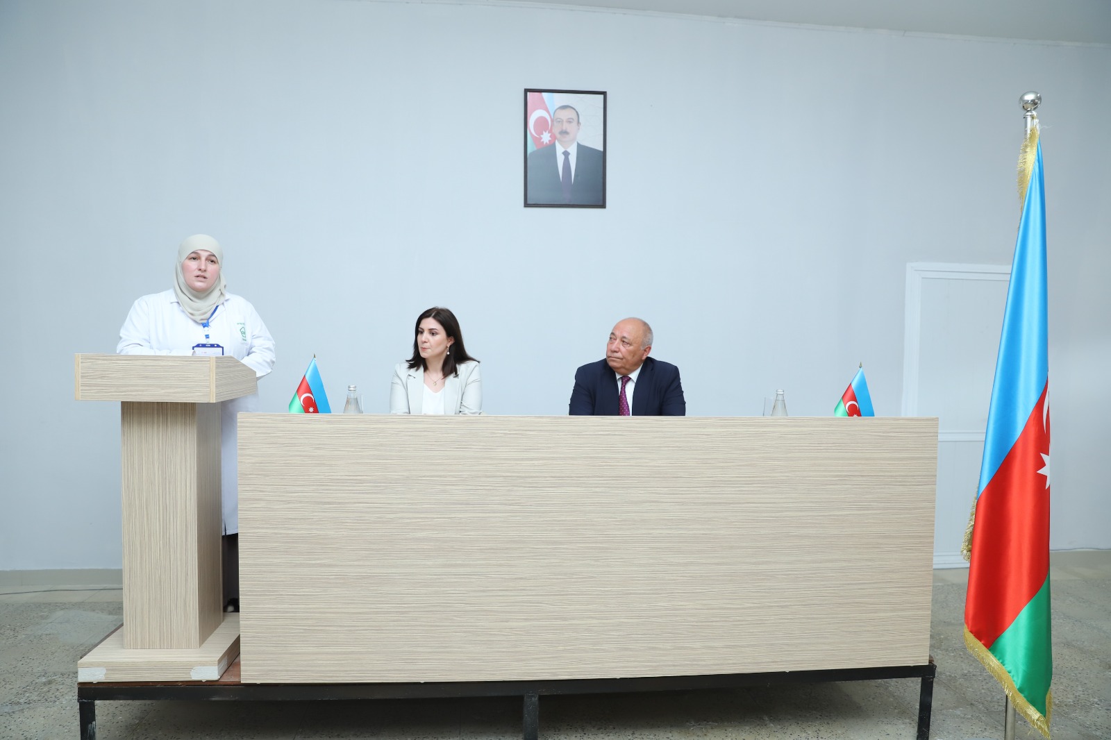 Xaçmaz rayonunda Tibb İşçilərinin Peşə Bayramı Günü qeyd olunub (FOTO)