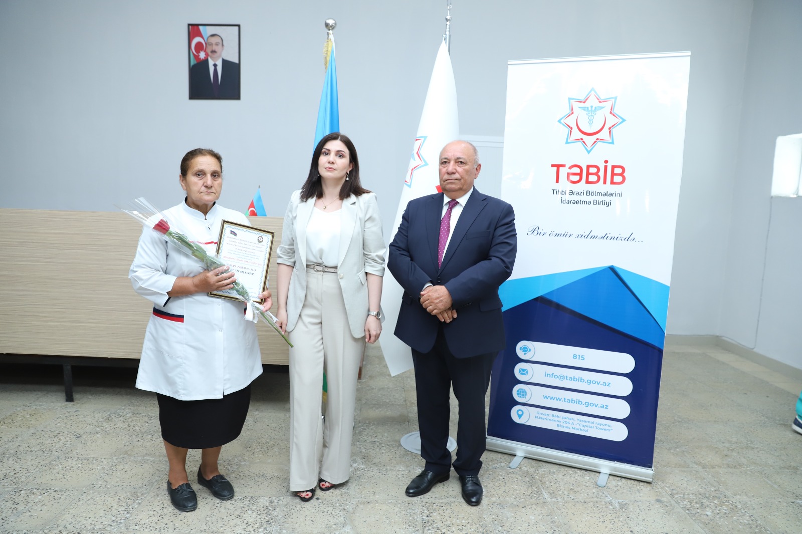 Xaçmaz rayonunda Tibb İşçilərinin Peşə Bayramı Günü qeyd olunub (FOTO)