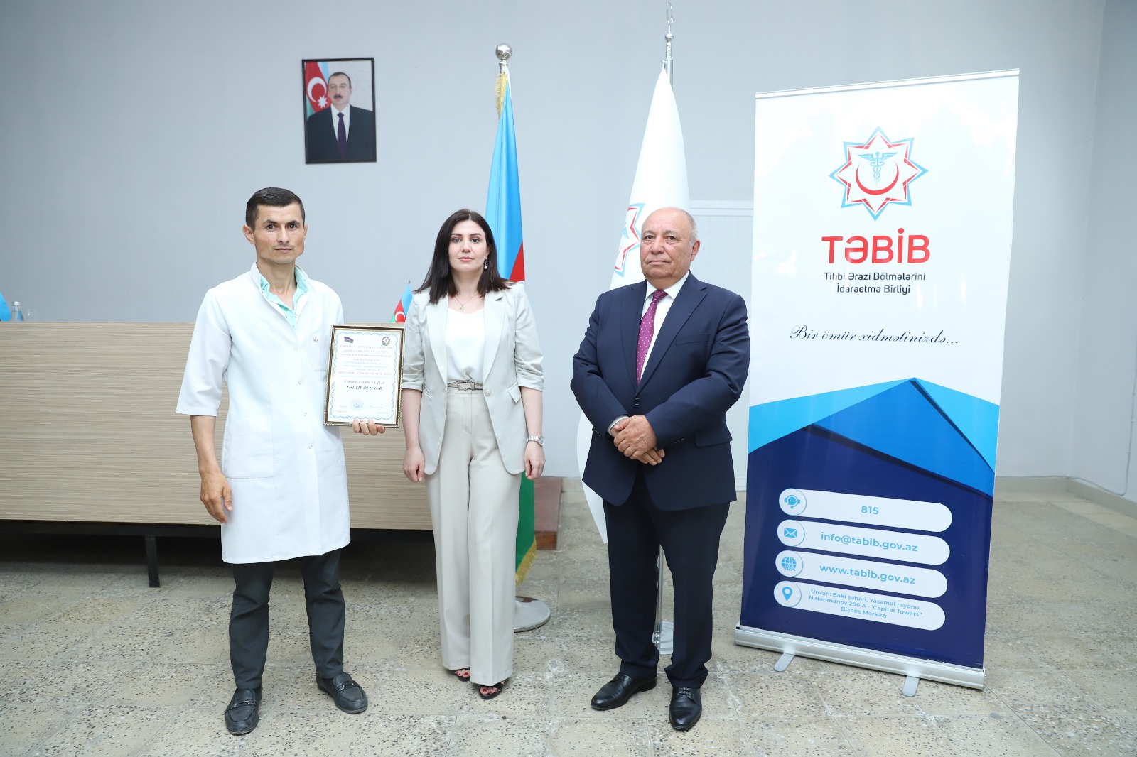 Xaçmaz rayonunda Tibb İşçilərinin Peşə Bayramı Günü qeyd olunub (FOTO)