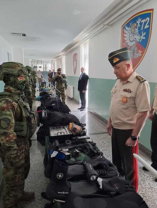 Kərim Vəliyev Serbiyada "Yugoimport SDPR" şirkətində, döyüş sistemləri zavodunda olub (FOTO)