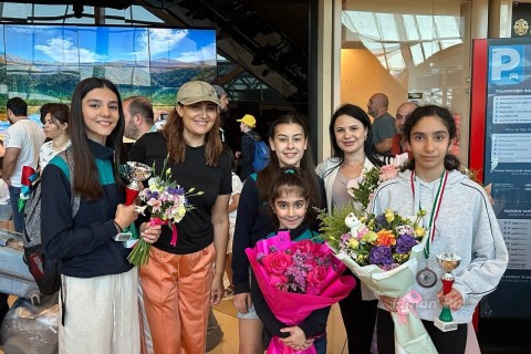 Gimnastlar İtaliyada 13 medal qazanıb (FOTO/VİDEO)