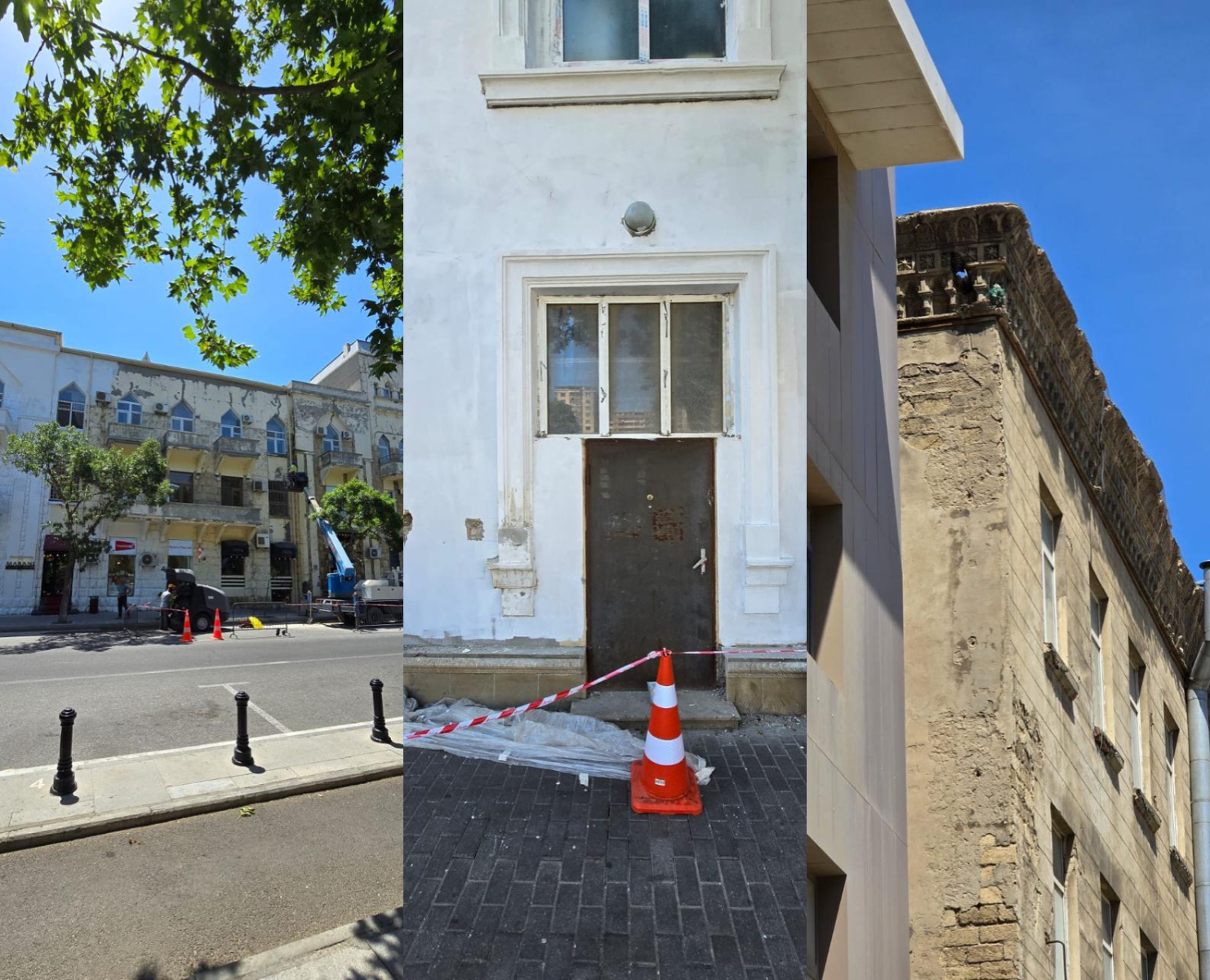 Bakıda memarlıq abidələrində aparılan təmir işləri ilə bağlı işçi qrup yaradıldı (FOTO)