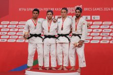 Cüdoçularımız "BRICS Sports Games Kazan 2024" oyunlarında 3 medal qazanıblar (FOTO)