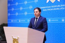 “Dövlət qulluqçularının peşə bayramı” münasibətilə Baş Prokurorluqda tədbir keçirilib (FOTO)