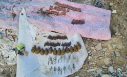 Qobu və Mehdiabad qəsəbələrində sursatlar aşkarlanıb (FOTO/VİDEO)