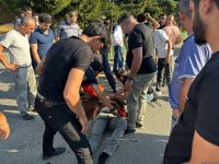 Ağdamda velosiped sürən 15 yaşlı uşağı maşın vurdu (FOTO)
