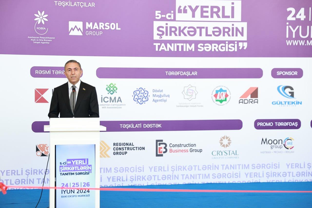 150-dən çox yerli şirkətin məhsul və xidmətlərinin sərgisi keçirilir (FOTO)
