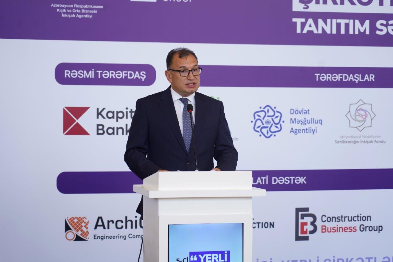 150-dən çox yerli şirkətin məhsul və xidmətlərinin sərgisi keçirilir (FOTO)