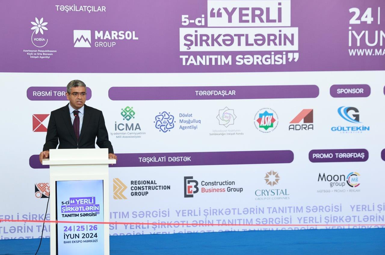 150-dən çox yerli şirkətin məhsul və xidmətlərinin sərgisi keçirilir (FOTO)