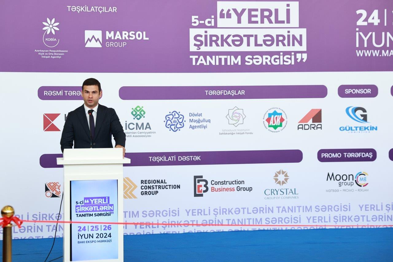 150-dən çox yerli şirkətin məhsul və xidmətlərinin sərgisi keçirilir (FOTO)