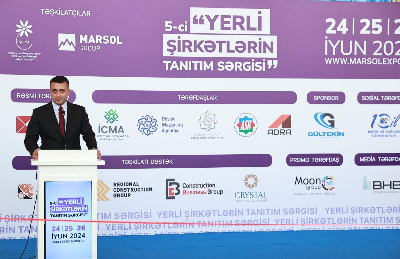 150-dən çox yerli şirkətin məhsul və xidmətlərinin sərgisi keçirilir (FOTO)