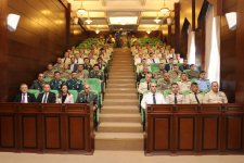 Hərbi Prokurorluqda qazilərlə görüş keçirilib (FOTO)