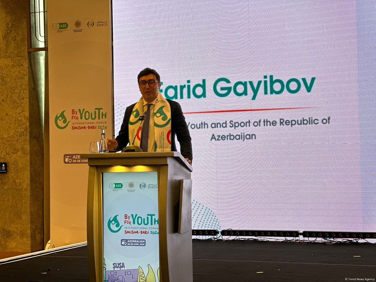 Şuşada Beynəlxalq Gənclər Forumu keçirilib (FOTO) (YENİLƏNİB)