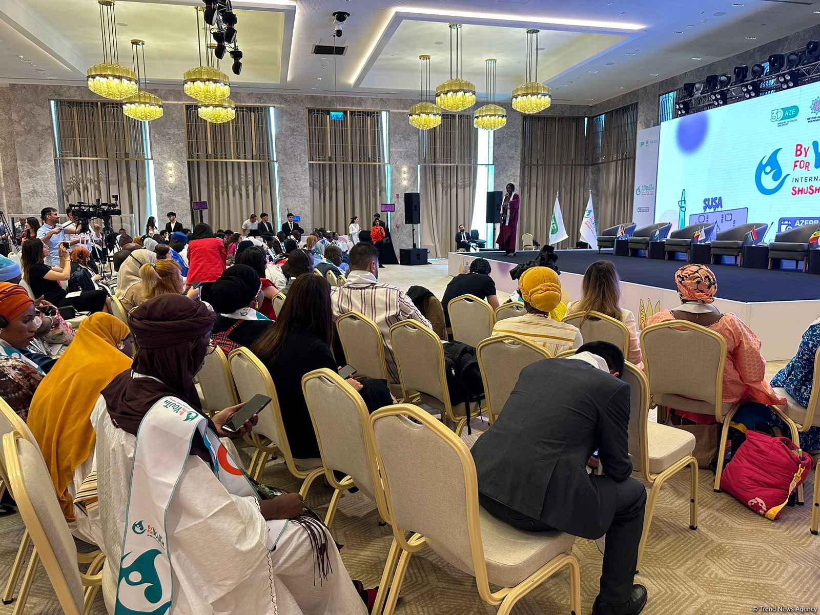 Şuşada Beynəlxalq Gənclər Forumu keçirilib (FOTO) (YENİLƏNİB)