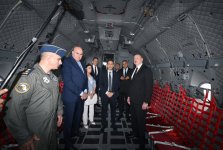 Prezident İlham Əliyevə İtaliyanın “Leonardo” şirkətinin istehsalı olan hərbi nəqliyyat təyyarəsi təqdim edilib (FOTO/VİDEO) (YENİLƏNİB)