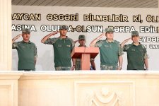 Azərbaycan Ordusunda silsilə tədbirlər keçirilib (FOTO/VİDEO)