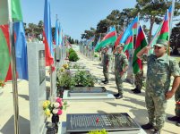 Azərbaycan Ordusunda silsilə tədbirlər keçirilib (FOTO/VİDEO)