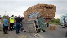 Ağcabədidə ağır qəza - Ölən və yaralananlar var (FOTO/VİDEO)