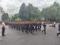 Bakıda hərbi orkestrlərin müşayiəti ilə yürüşlər keçirilib (FOTO/VİDEO) (YENİLƏNİB)