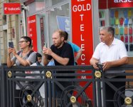 Bakıda hərbi orkestrlərin müşayiəti ilə yürüşlər keçirilib (FOTO/VİDEO) (YENİLƏNİB)