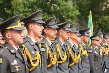 Bakıda hərbi orkestrlərin müşayiəti ilə yürüşlər keçirilib (FOTO/VİDEO) (YENİLƏNİB)