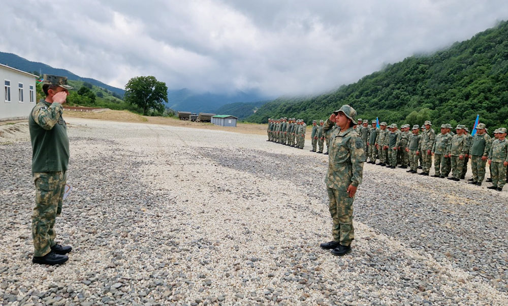 Azərbaycan Ordusunda silsilə tədbirlər keçirilib (FOTO/VİDEO)