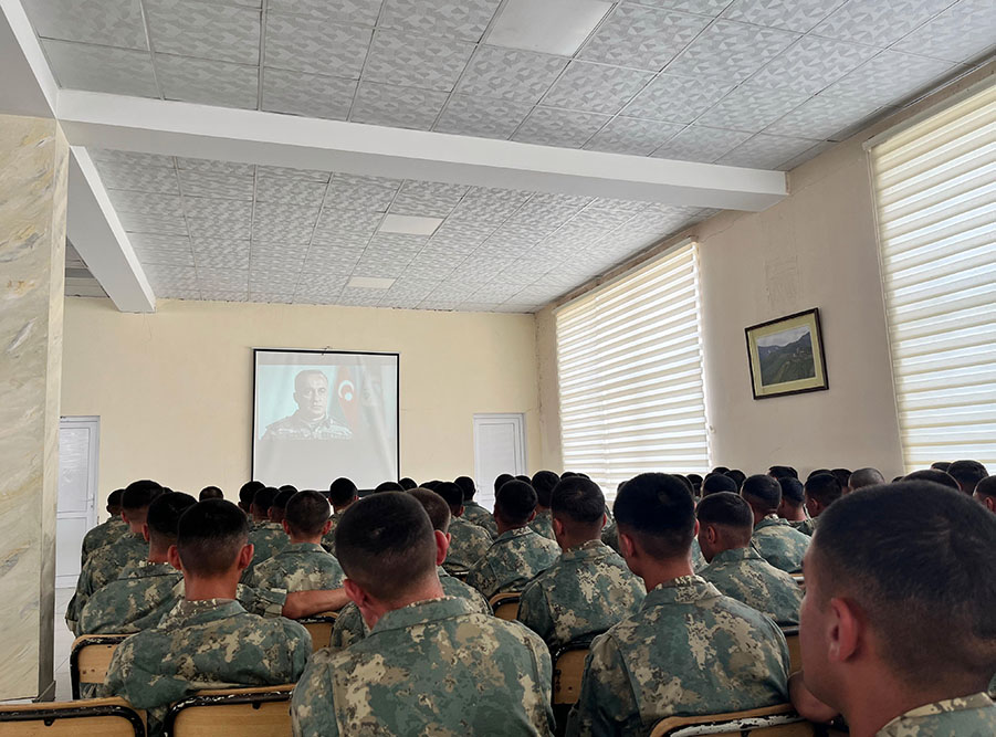 Azərbaycan Ordusunda silsilə tədbirlər keçirilib (FOTO/VİDEO)