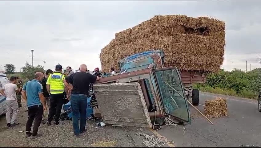Ağcabədidə ağır qəza - Ölən və yaralananlar var (FOTO/VİDEO)