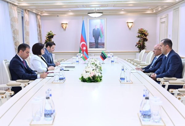 Sahibə Qafarova Liviya Dövlətinin Azərbaycandakı səfirini qəbul edib (FOTO)