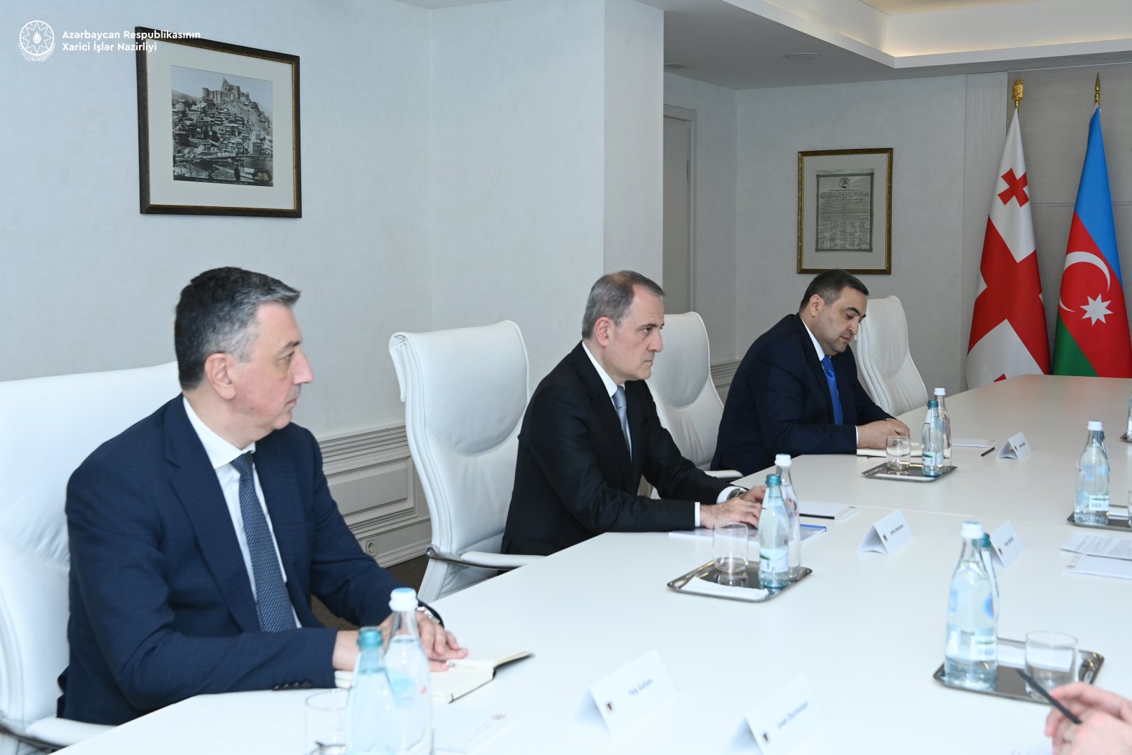 Ceyhun Bayramov Kobaxidze ilə strateji sahələrdə əməkdaşlığın genişləndirilməsini müzakirə edib (FOTO) (YENİLƏNİB)