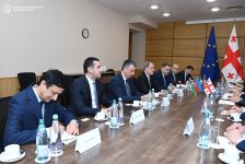 Ceyhun Bayramov gürcüstanlı həmkarı ilə görüşdü (FOTO) (YENİLƏNİB)