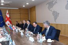 Ceyhun Bayramov gürcüstanlı həmkarı ilə görüşdü (FOTO) (YENİLƏNİB)
