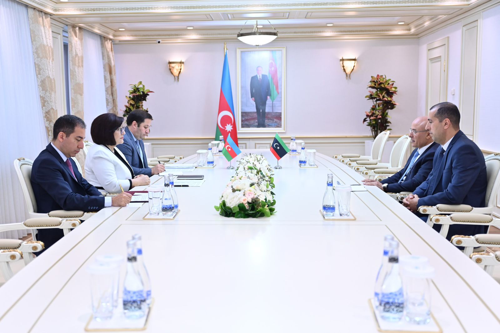 Sahibə Qafarova Liviya Dövlətinin Azərbaycandakı səfirini qəbul edib (FOTO)