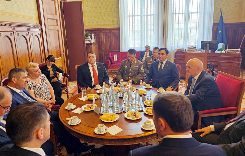 Müdafiə naziri Macarıstan Milli Assambleyasının sədr müavini ilə görüşüb