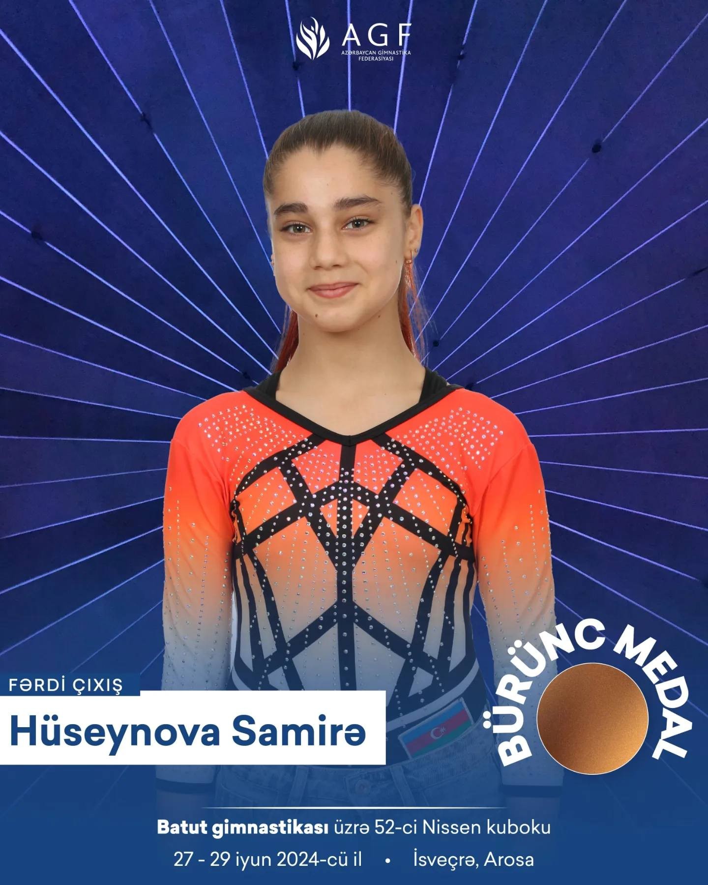 Batut gimnastikasında 2 qızıl, 2 gümüş (FOTO)