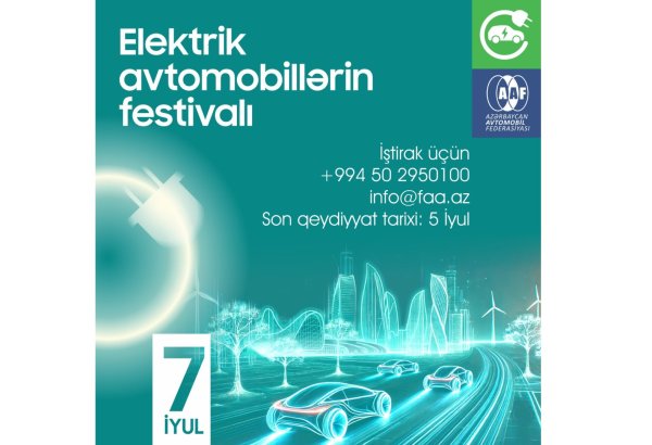 Azərbaycanda ilk dəfə Elektrik Avtomobillərin Festivalı keçirilir