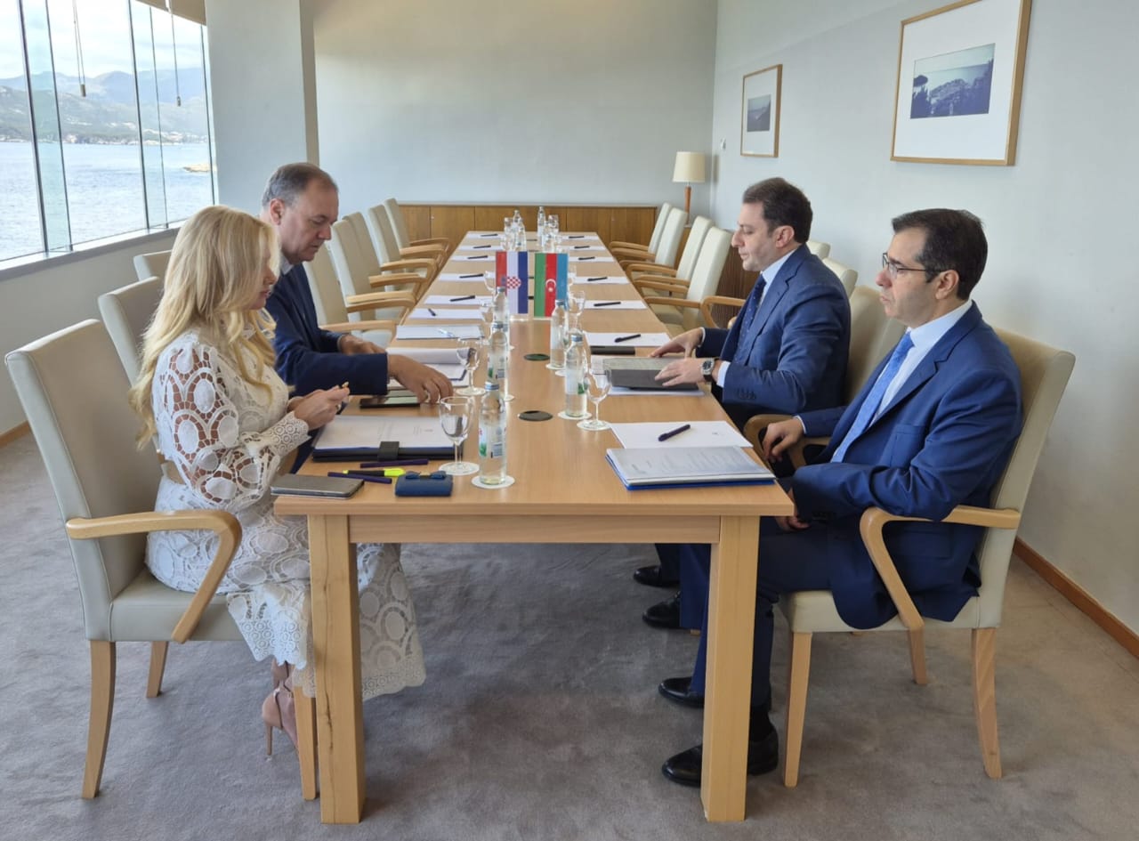 XİN rəhbərinin müavini Elnur Məmmədov Xorvatiyaya işgüzar səfər edib (FOTO)