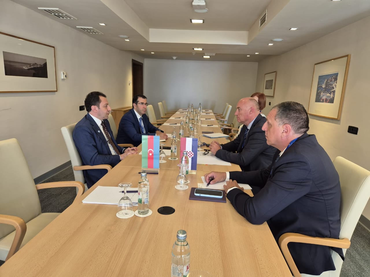 XİN rəhbərinin müavini Elnur Məmmədov Xorvatiyaya işgüzar səfər edib (FOTO)